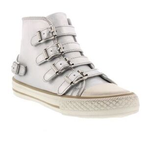 Ash Kids Silver Metallic Vava Hightop Sneakers